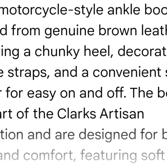 Clarks Fernwood Lake Motorcycle  Boot Brown Leather Ankle Boots Size 8M - Picture 11 of 11